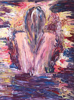 The Lake (50x70 cm) - SOLD