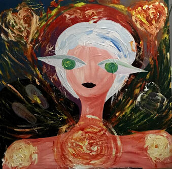 Implosion (100x100 cm) - SOLD